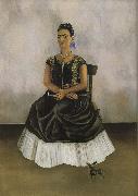 Frida Kahlo The Artist painting